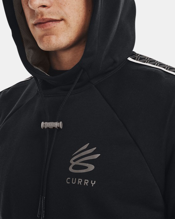 เสื้อฮู้ด Curry Fleece สำหรับผู้ชาย, Black, pdpMainDesktop image number 3